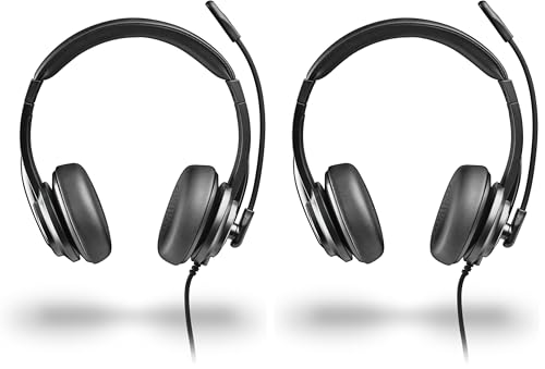 NGS VOX605 USB-C - Auriculares Estéreo con Micrófono Flexible, USB-A Incluido, Cancelación de Ruido, Control de Volumen, Diadema Reforzada, Plug & Play para PC, Portátil, Tablet y Smartphone