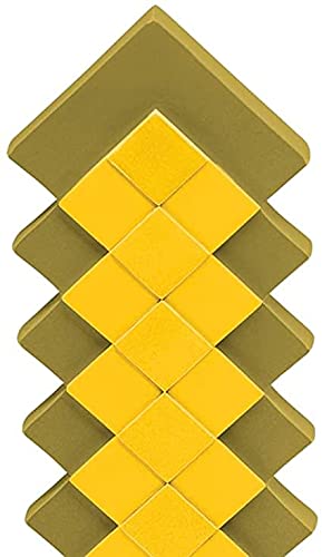 Image of Minecraft Gold Sword Costume Accessory, Official Plastic Dress Up Prop, One Size