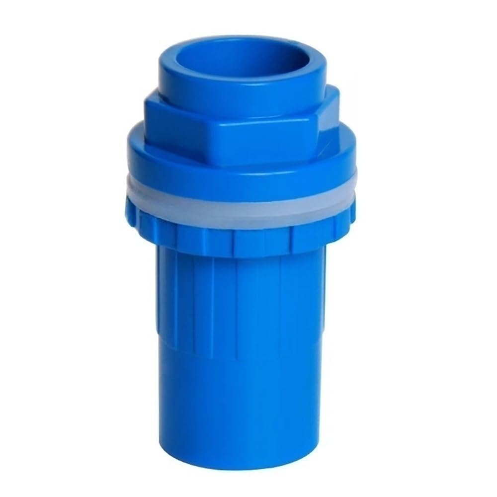 Pipe Drainage Joint 3pcs PVC Pipe Fittings Joint for Aquarium Fish Tank, Overflow Thread Water Supply Accessories(Blue,32mm)