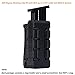 TACNEX Pistol Mag Holder w/Belt MOLLE Rotatable Adjustable Clip 9mm Magazine Holster OWB Mag Pouch fit 2 1/4