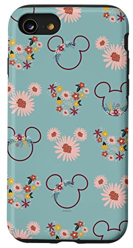 Coque iPhone 7 Disney Mickey Mouse motif floral pâquerettes le cadeau idéal pour ados