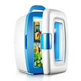 H.Slay Mini Nevera para dormitorios silenciosa para habitación Mini Nevera portátil silenciosa para Viajes en Coche al Aire Libre