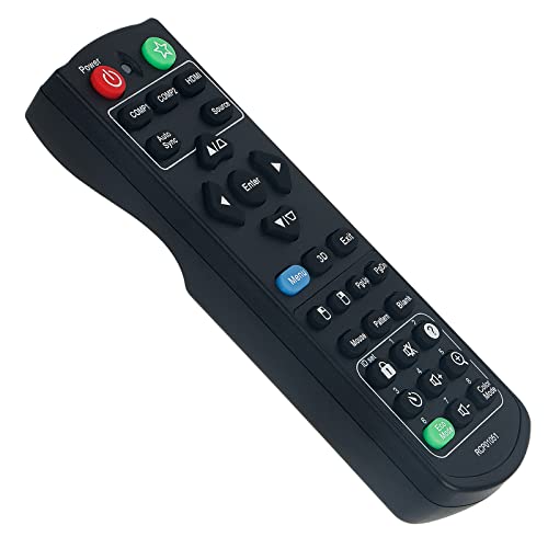 Image of PERFASCIN RCP01051 Replace Remote Control Fit for ViewSonic Projector PJD5255 PJD5253 PJD5555W PJD5155 PJD5250 PJD5151 PJD5153 PJD5150 PJD7830HDL VS15903 VS15906 VS15908 VS15918 VS15921