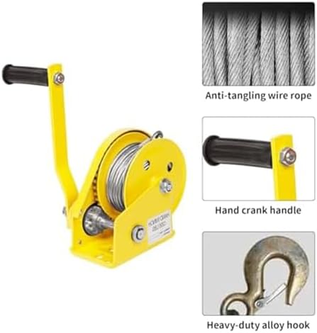 AC Unit Lifting Tools, Manual Hoist Crane Bracket for Outdoor Installation, 10m Capacity Air Conditioner Support Equipment