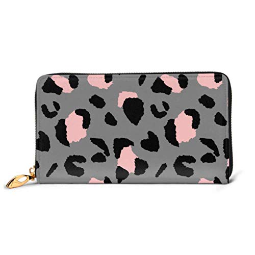 Preisvergleich Produktbild JHGFG Mode Handtasche Reißverschluss Brieftasche Leopard Animal Phone Clutch Geldbörse Abendkupplung Blocking Leder Brieftasche Multi Card Organizer
