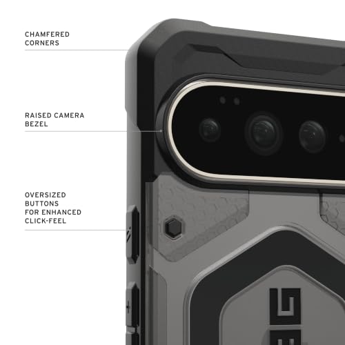 Image of Urban Armor Gear UAG Designed for Google Pixel 11 Pro XL Case, Pathfinder Clear - Compatible with Pixelsnap & Magnetic Charging Transparent Rugged Protective Cover - Ash /Black