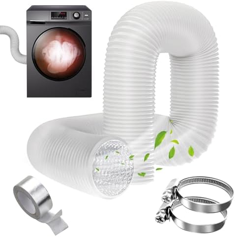 Daniplus Abluftschlauch PVC 125/127mm - 6m Für Klimaanlagen & Trockner