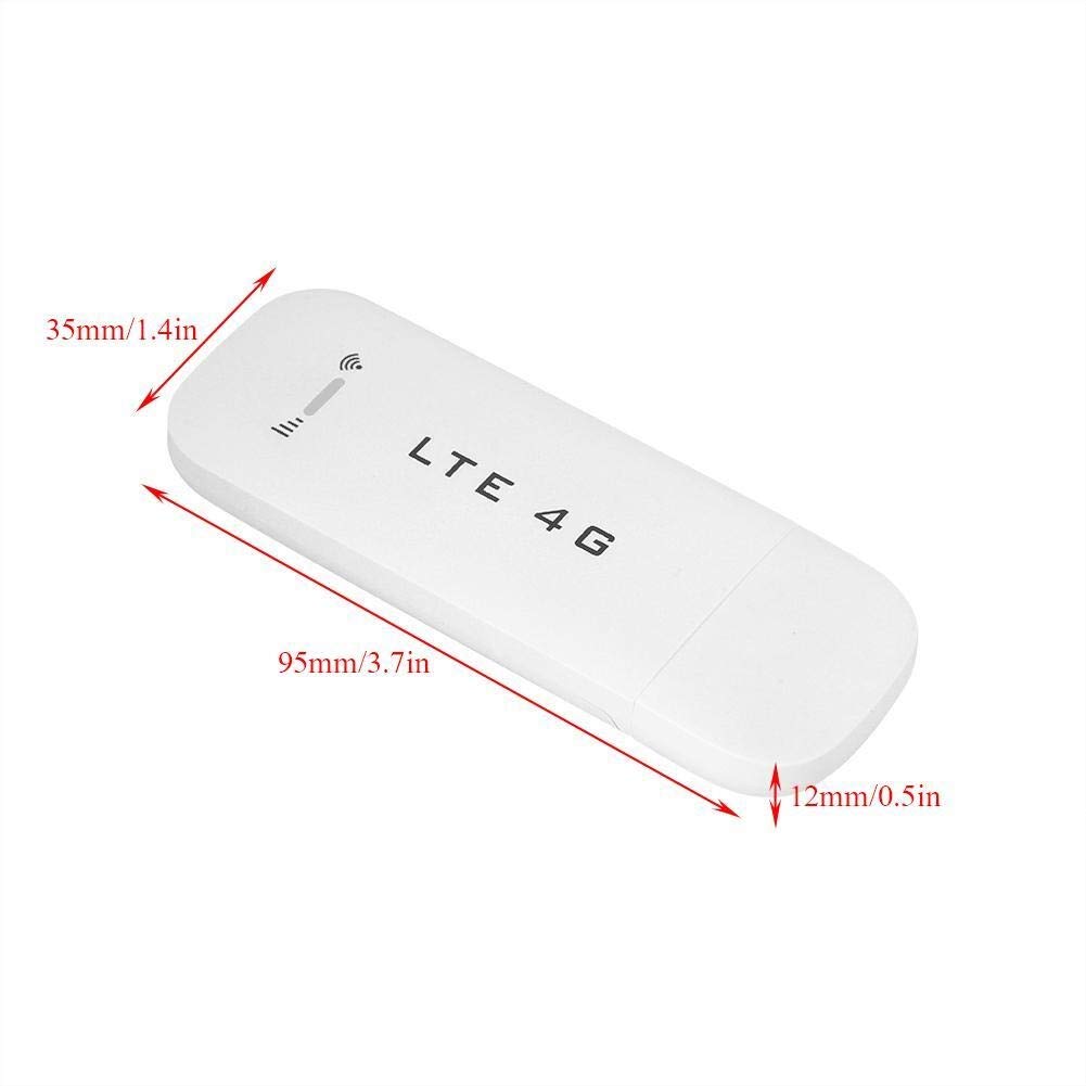 KSTE Routeur 4G, Modem 4G, 4G LTE réseau Adaptateur USB sans Fil WiFi Hotspot Router Modem Memory Stick (avec Fonction WiFi)