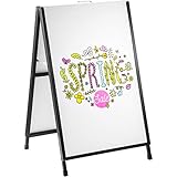 VEVOR Panel Publicitario de Exteriores, 63 x 6 x 107 cm Panel Publicitario de Calle, 60,96 x 91,44 cm Panel Publicitario Caballete, Soporte para Cartel Publicitario, Caballete Publicidad para Exterior