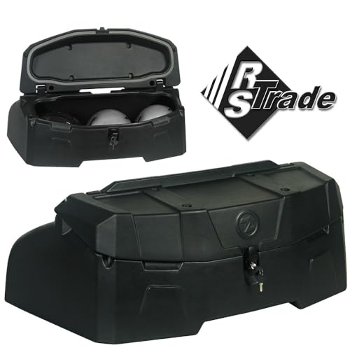 200 L Volumen Universal Quad- ATV Koffer Neu aus hochwertigem LLDPE (linear Low Density Polyethylene) Material und Sicherheitsschloss, inklusive Befestigungsmaterial, mit großer Ladeöffnung.