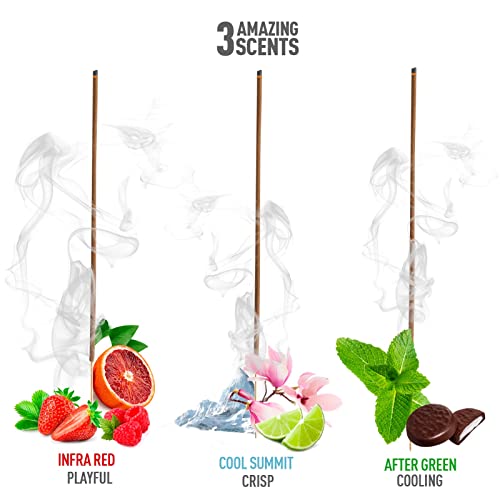 Smoke Odor Eliminator Incense Sticks By Skunk Doctor (45 Pcs) Multi-Purpose Air Freshener That Eliminates All Types Of Smoke, Cooking And Pet Odors #TOP1