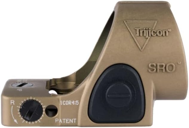 OPMOD Trijicon SRO Sight Adjustable LED 1.0 MOA Red Dot, Coyote Brown, 2500021