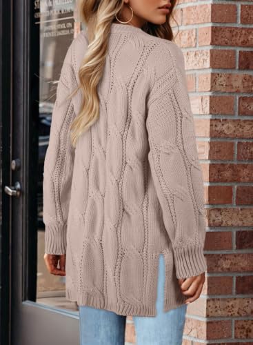 Image of Dokotoo Women Long Cardigan Open Front Knit Sweater 2026