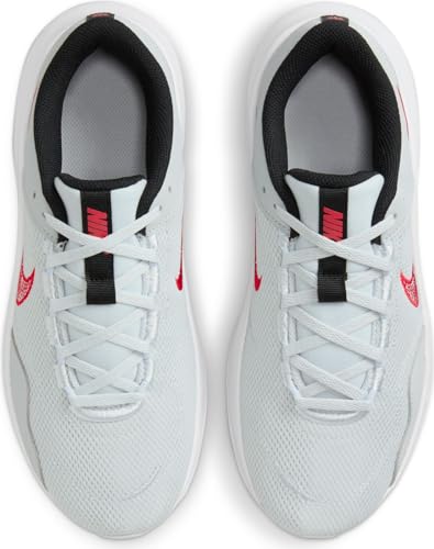 Nike Legend Essential 3 Next Nature Men's Workout Shoes (DM1120-010, Pure Platinum/White/Black/University Red) Size 8.53
