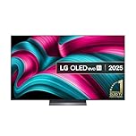 LG OLED65C55LA 65-Inch OLEDevo 4K UHD Smart TV, (α9 AI Processor Gen7, Dolby Atmos, Freeview Play and Amazon Alexa, 120Hz) [Model 2025]