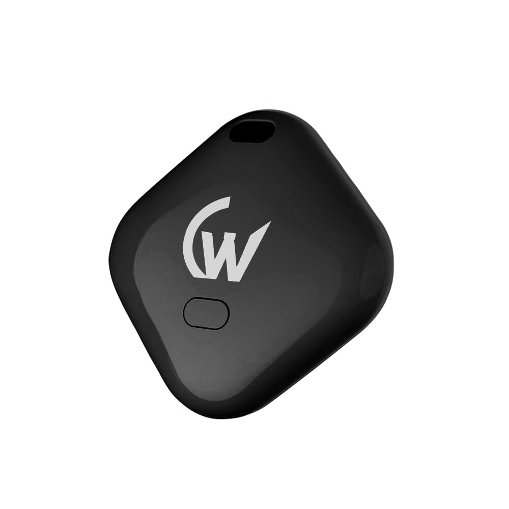 Wireless gold Air Tag for Apple with Loud Buzzer, Works with Apple Find My(No App Required), Worldwide Tracking for Keys, Wallets, Luggage, Pets and More, No Sim Needed, Replaceable Battery(Black)-picture-10