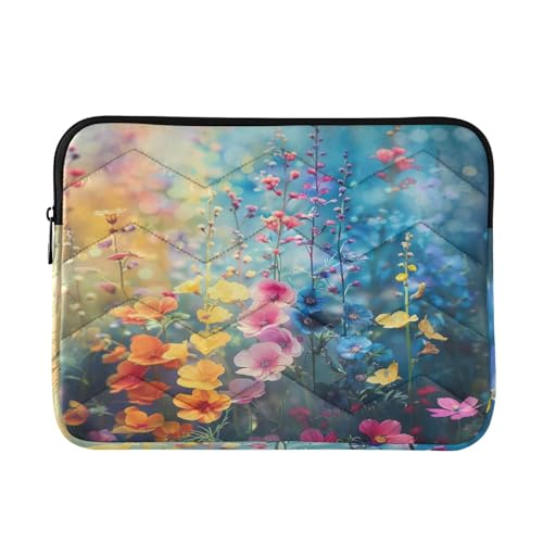 Funda para portátil colorida de 13-14 pulgadas impermeable y antivuelco