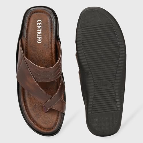 Image of Centrino Sandal for Men | Grip Insole for Stability | Modern Look with Straps | Comfortable Footwear (9771)