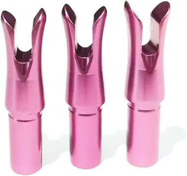 Aluminum Alloy Archery Arrow Nocks 0.244" Internal Diameter Insert Nocks