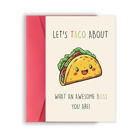 Missonemi Happy Boss's Day Card for Women Men, Funny Boss Day Gifts for Boss Lady, Cute Boss Day Gift Card for Boss Leader Manager Cover