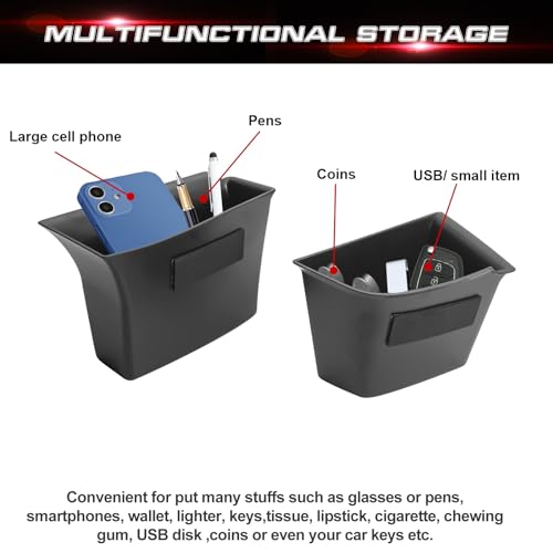 Organizador para puerta de auto negro miniatura 5
