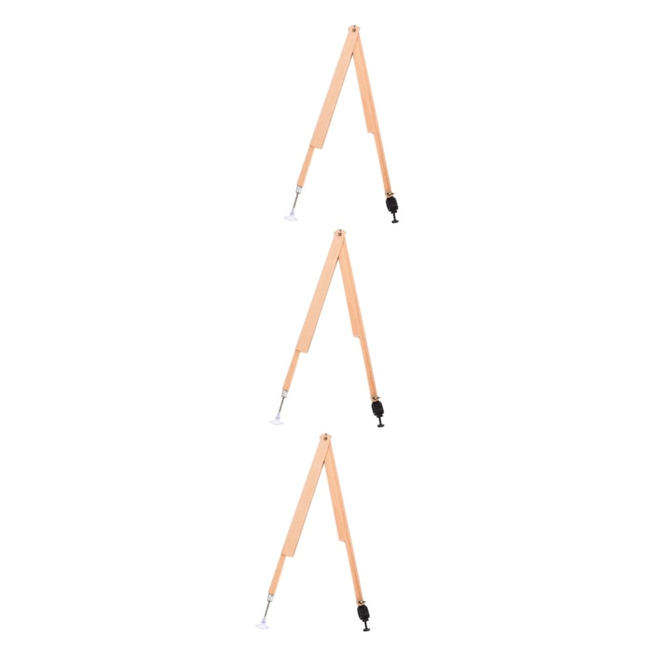 OSALADI 3 Pezzi Strumento Didattico Per Insegnanti Strumento Di Disegno Della Bussola Falegname Bussola Per L'insegnamento Della Matematica Geometria Di Legno Beige