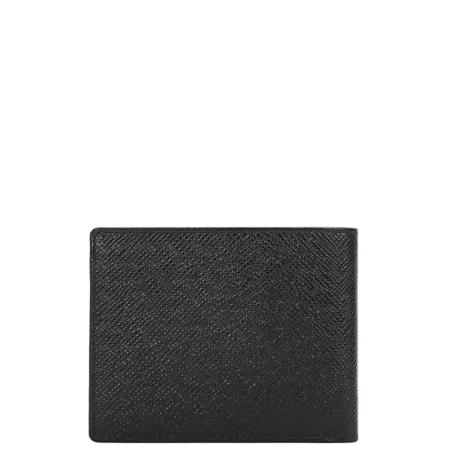 Image of Da Milano RFID Protected Leather Wallet for Men with Card Slot - Black (0693OL)