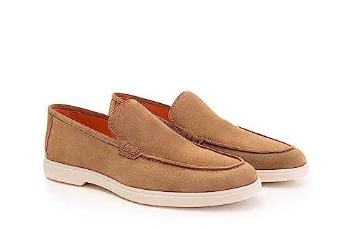 EK Collection-Men's Casual Loafer Shoes, Deck Shoes for Men Shoes, Fashionable Comfortable Summer Boat Shoes.