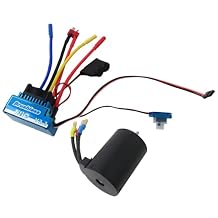 Brushless Motor 3650 3900KV Brushless Motor with 120A ESC Combo Set for 1/10 RC Car Accessories