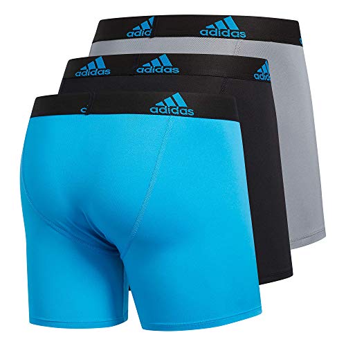 Image of Adidas Men's Boxer Shorts (Pack of 3) Boxer Brief Cyclist Underwear (Size S - 3XL) - Comfortable Underwear Men