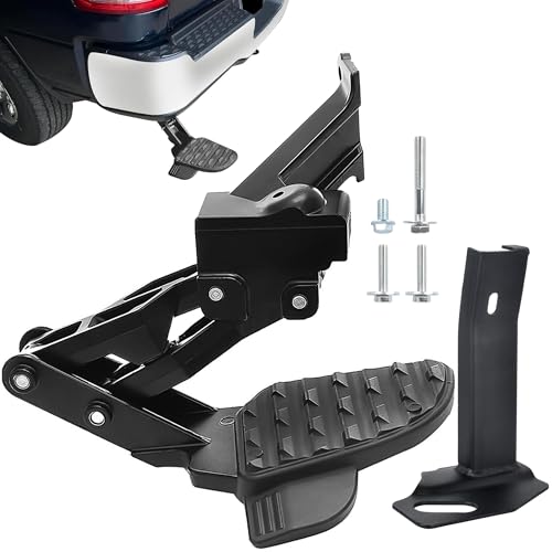 ASOPARTS Rear Bed Step Compatible with 2019 2020 2021 2022 2023 2024 Dodge Ram 2500 3500 Retractable Bumper Tailgate Step 82215842AE 82215842AC 82215842AD 82215842AH