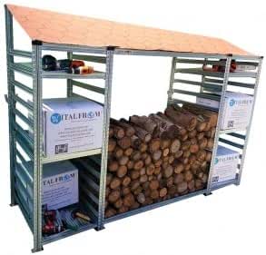 ITALFROM Zaunblende Metallgewebe – 200x102 Cm, Weiß, Modulartig, Galvanisiert, Für Garten & Grundstück