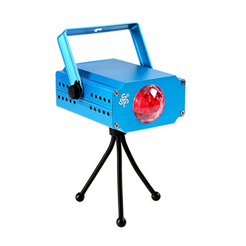 TSSS 3-Watt Red LED Water Wave Stage Light Ocean Effect Projector Lighting for Wedding Home Party Concert