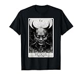 Photo Gallery carta dei tarocchi occult dark art devil maglietta Photo Gallery carta dei tarocchi occult dark art devil maglietta