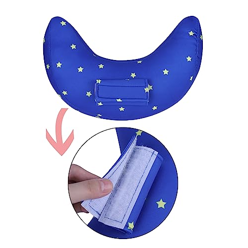 Image of Kids Car Seat Travel Neck Pillow Soft Neck Support Cushion Car Seat Belt Cover Cushion Pillow Car Seatbelt Shoulder Pad Head Neck Support Pillow Seat Strap Pillow for Car Airplane Pushchair Travel