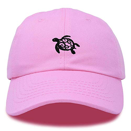 DALIX Turtle Hat Nature Womens Baseball Cap in Light Pink