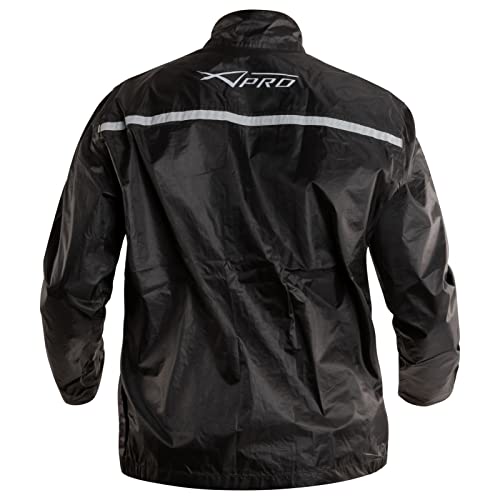 Veste de pluie moto imperméable et doublée avec capuche intégrée