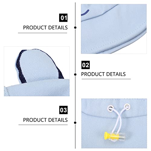 SOIMISS 2 Pcs Toddler Balde Chapéu Infantil Chapéu Desenho Animado Gato Balde Chapéu para Bebês