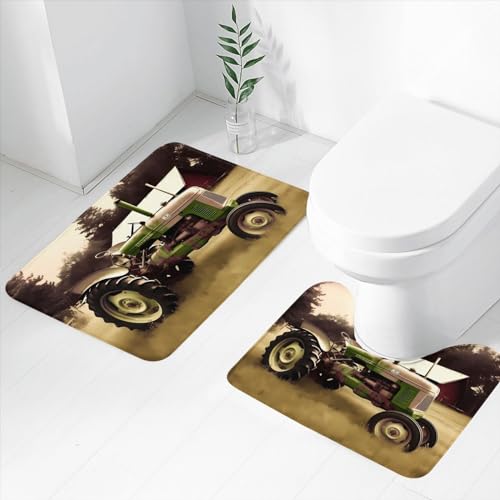 Tapis de bain microfibre douce absorbante ensemble de 2 pièces - 4