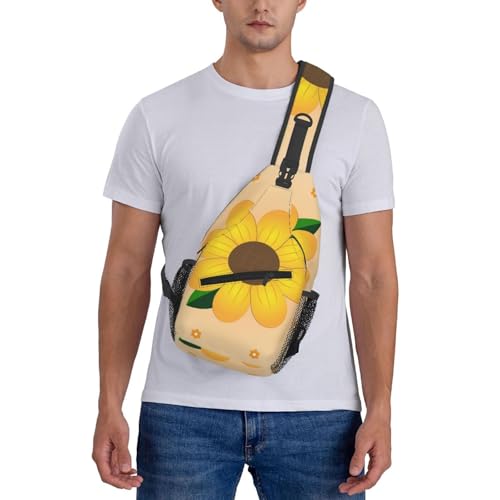 Mochila unisex con diseño girasol dorado, liviana y duradera miniatura 7