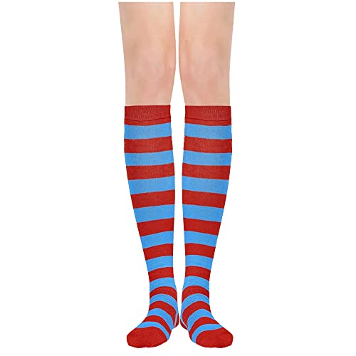 UTTPLL Knee High Athletic Socks Womens Stripe Tube Outdoor Sport Socks Running Baseball Stockings Girls Long Boot Tights2