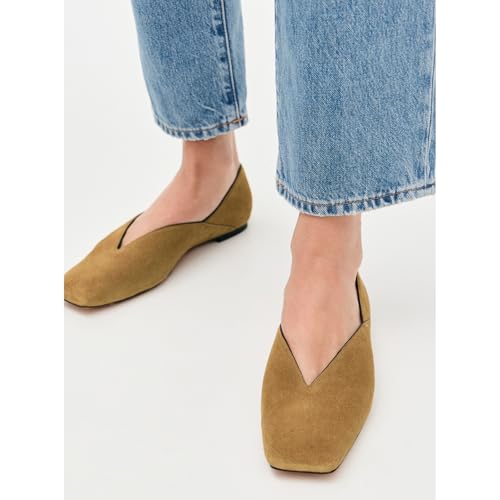 Women's Cow Print Ballet Flats Shoes Closed Square Toe Mary Jane Comfortable Dress Ballerina Flats Fashion Cute Casual Four Season Flat Shoes2