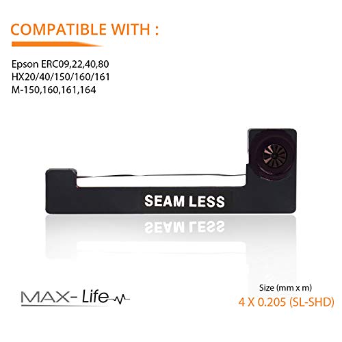 ProDot DMP Ribbon Cartridges for Epson ERC (Black, Set of 10) - Image 2