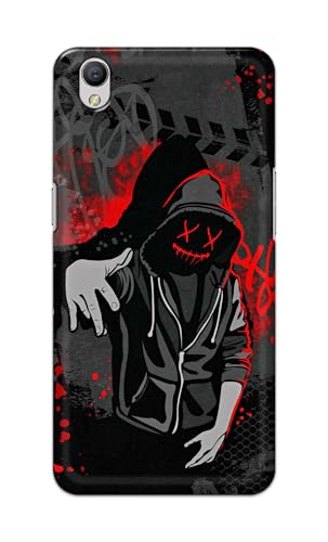 Image of Printed Hard Back Cover for Oppo A37 (2016) Back Cover (Hoodie Rapper) -190724(EA)