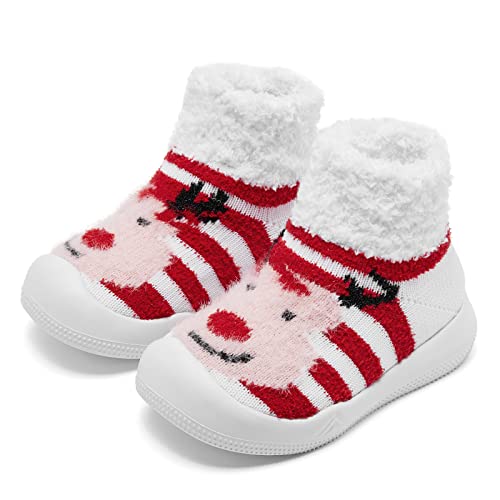 Engtoy Baby Shoes Sock Shoes Baby Walking Shoes Infant Non-Slip Breathable Slippers with Soft Rubber Sole Baby Boys Girls Slip On Sneakers