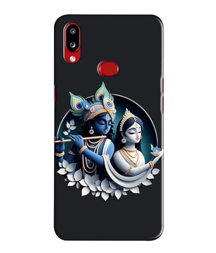 Image of Lord Radha Krishna Printed Hard Back Case Cover Compatible for Samsung Galaxy A10S / Samsung Galaxy M01S (Multicolor) - D1666