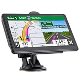 GPS Navigator for Car, Latest 2026 Map 7 inch Touch Screen Car GPS 256-16GB, Voice Turn Direction Guidance, Support Speed and Red Light Warning, North America Lifetime map Free Update(Green)