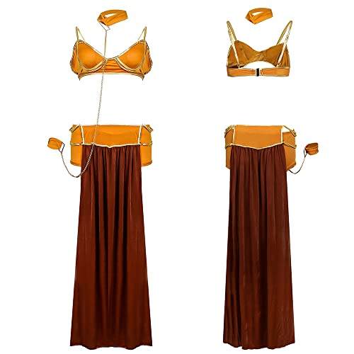 Image of Ulalaza Women's Cosplay Costume Cleopatra Greek Goddess Ancient Roman Warrior Uniform Outfit for Halloween Party