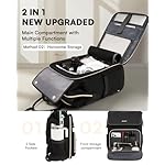 Rolling Backpack for Women, Travel Rolling Laptop Backpack with Wheels, Vertical & Horizontal Storage 2 In 1, Flip-Top Design, Water-Resistant Overnight College Underseat Carry on Luggage - Image 5