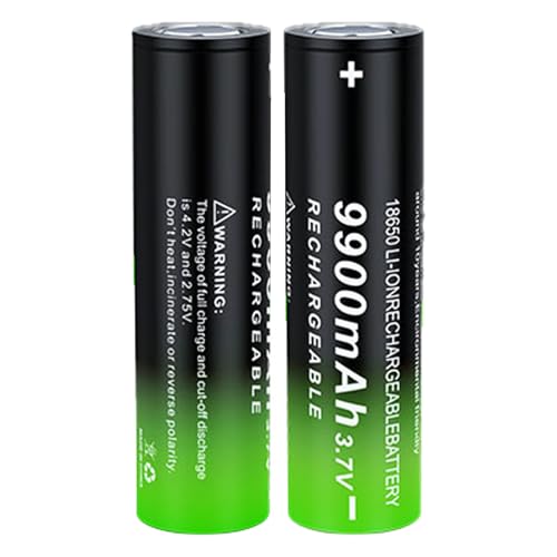 18650 Rechargeable Battery 3.7V 9900mAh Flat Top